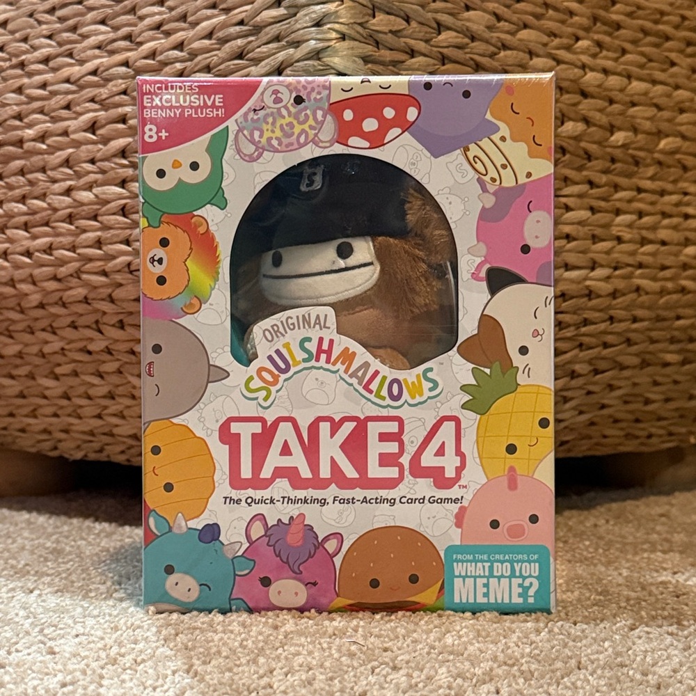 NIB Take 4 Squishmallow Game